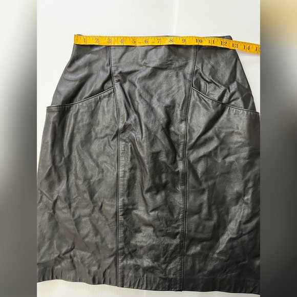 Avanti Leather Skirt Pockets - 8 - Picture 11 of 12